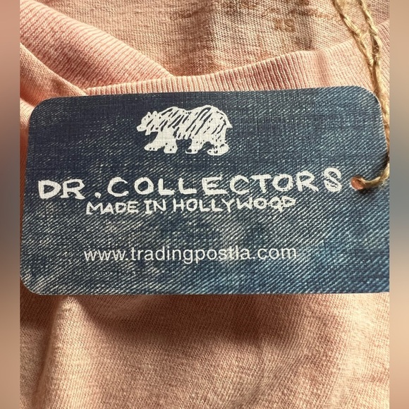 NWT Dr. Collectors Teddy Forever Hollywood T crystal pink sz XS oversized Cali - Picture 4 of 11